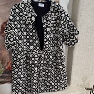 Storia Monochrome Floral Jacket